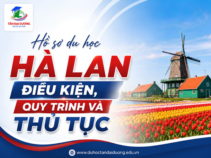 Hồ sơ du học Hà Lan: Điều kiện, quy trình và thủ tục