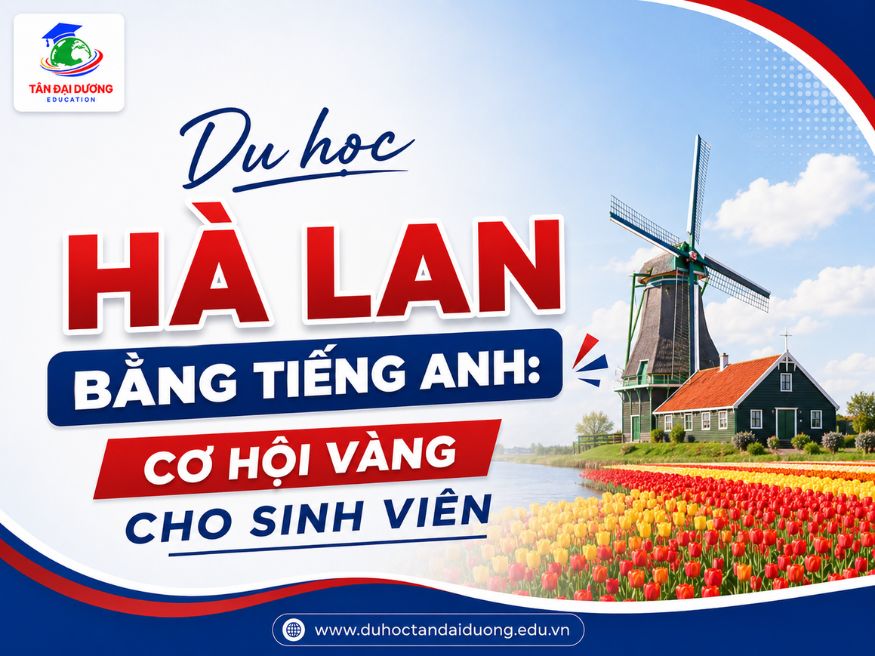 Vì sao nên du học Hà Lan bằng tiếng Anh?