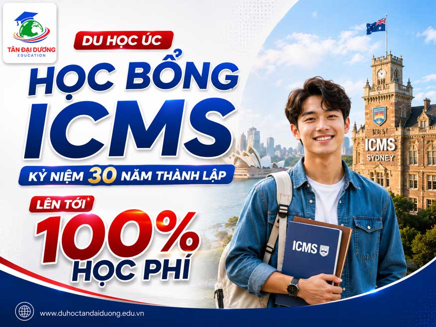Du học Úc: Học bổng trường ICMS kỷ niệm 30 năm thành lập