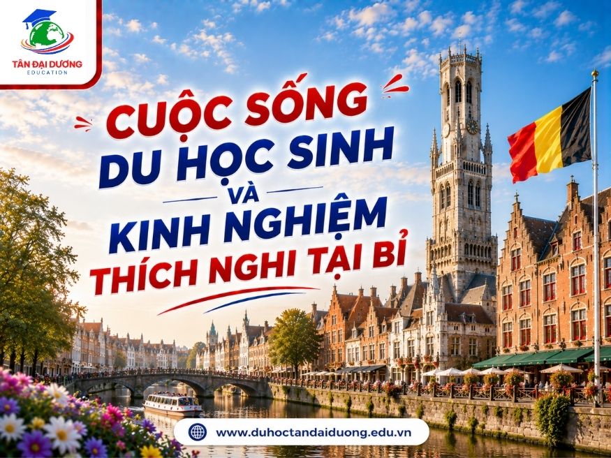 Cuộc sống du học sinh và kinh nghiệm thích nghi tại Bỉ
