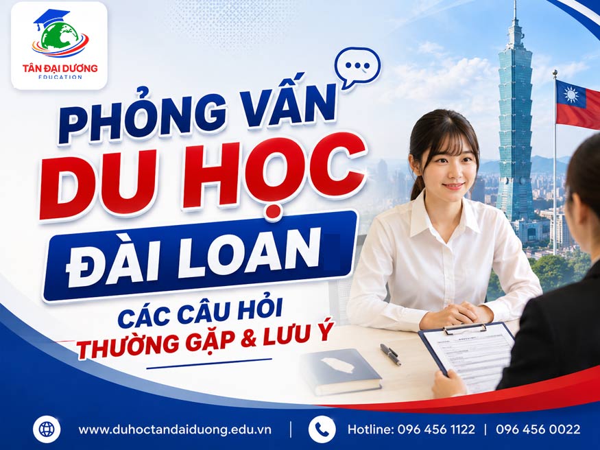 Phỏng vấn du học Đài Loan: Các câu hỏi thường gặp & lưu ý