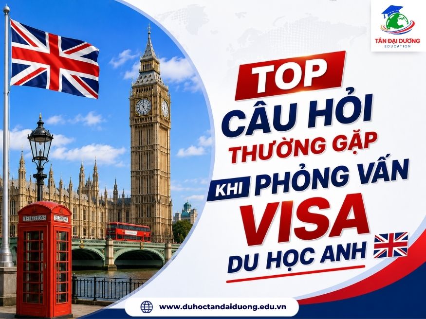 Top câu hỏi thường gặp khi phỏng vấn visa du học Anh