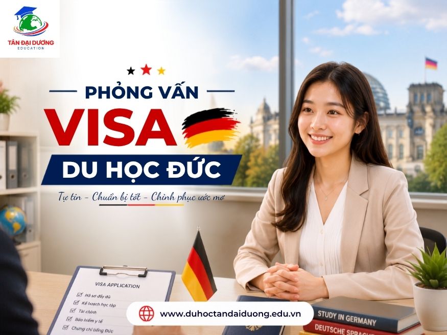 Phỏng vấn visa du học Đức: Hồ sơ, quy trình
