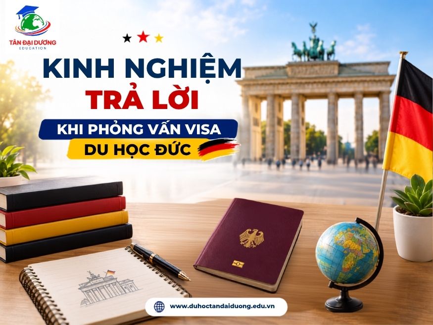 Kinh nghiệm trả lời phỏng vấn visa du học Đức