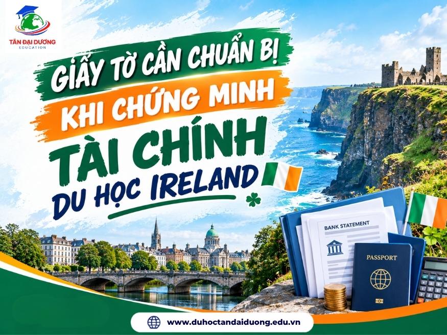 Giấy tờ cần chuẩn bị khi chứng minh tài chính du học Ireland