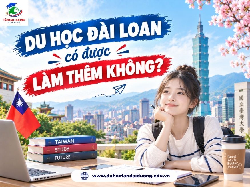 Du học Đài Loan có được làm thêm không? Quy định, thủ tục