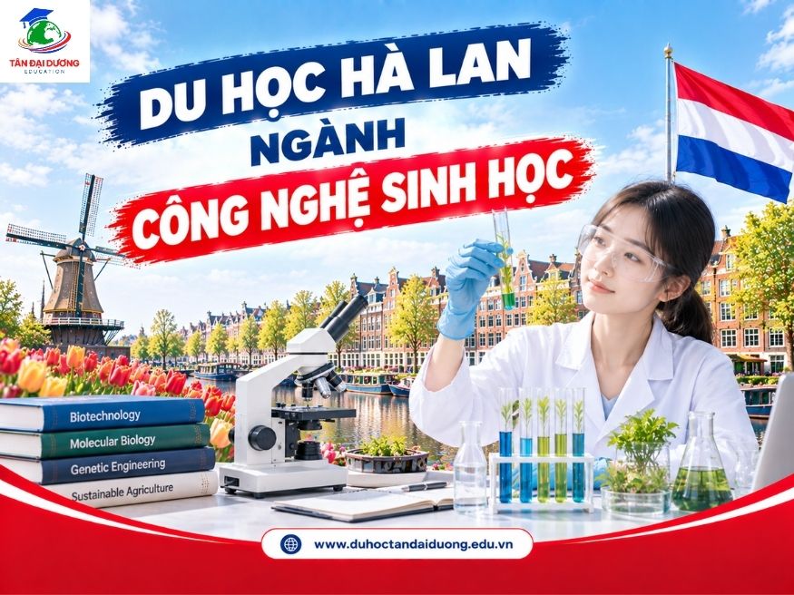 Du học Hà Lan ngành công nghệ sinh học: Điều kiện, chi phí