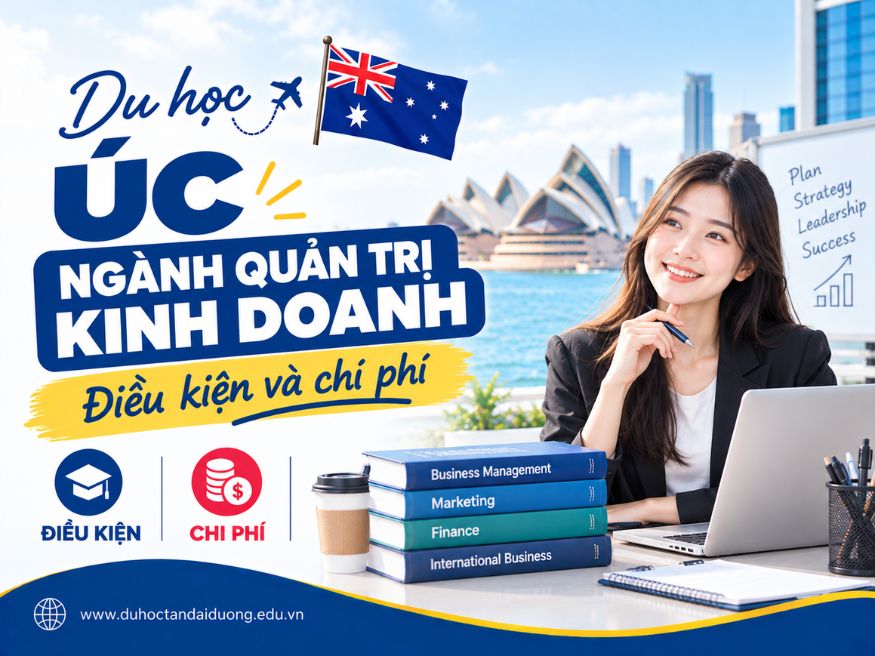 Du học Úc ngành quản trị kinh doanh: Điều kiện và chi phí