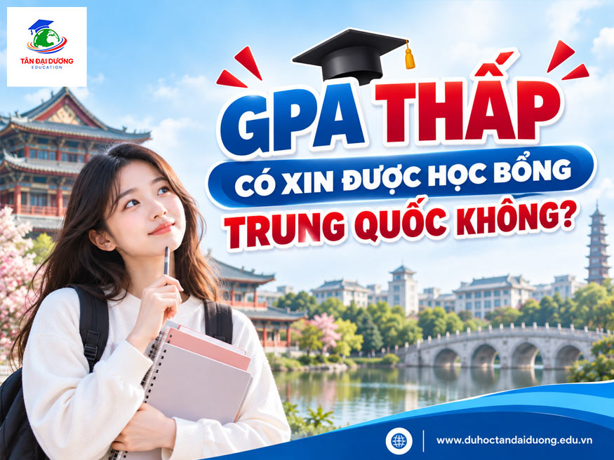 GPA thấp có xin được học bổng Trung Quốc không?