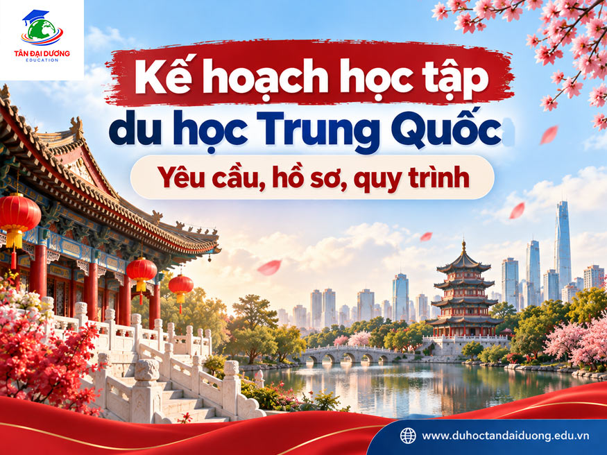 Kế hoạch học tập du học Trung Quốc: Yêu cầu, hồ sơ, quy trình
