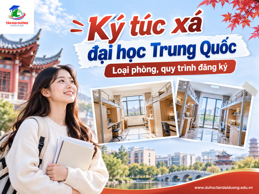 Ký túc xá đại học Trung Quốc: Loại phòng, quy trình đăng ký