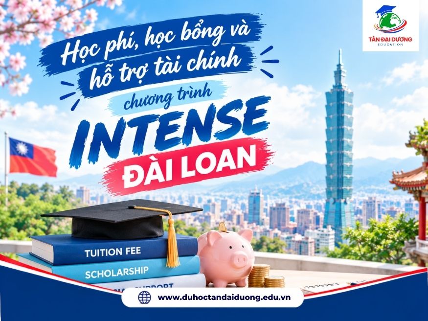 Học phí, học bổng và hỗ trợ tài chính chương trình Intense Đài Loan