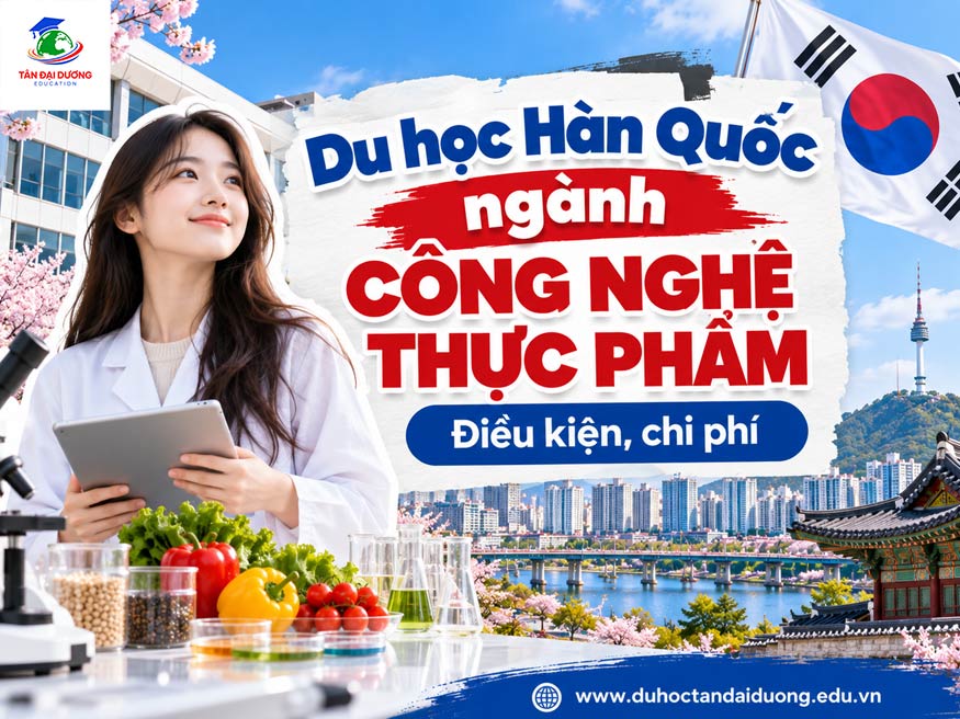 Du học Hàn Quốc ngành công nghệ thực phẩm: Điều kiện, chi phí