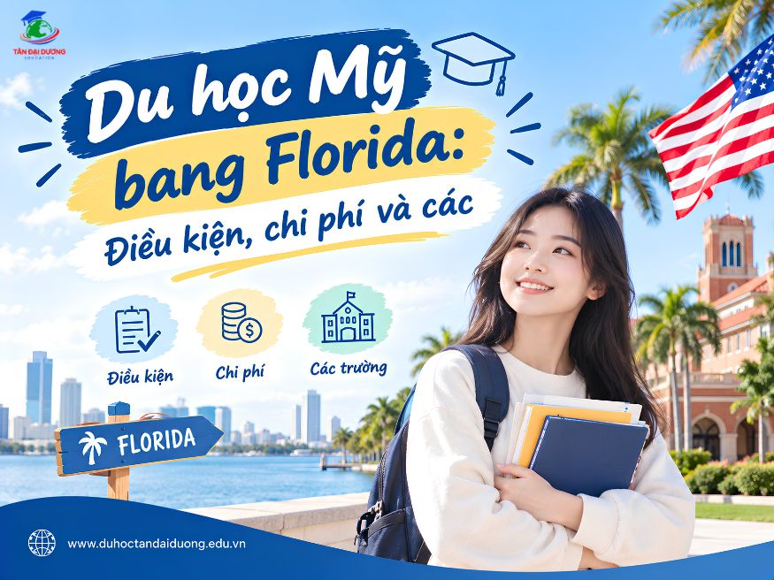 Du học Mỹ bang Florida: Điều kiện, chi phí và trường nổi bật
