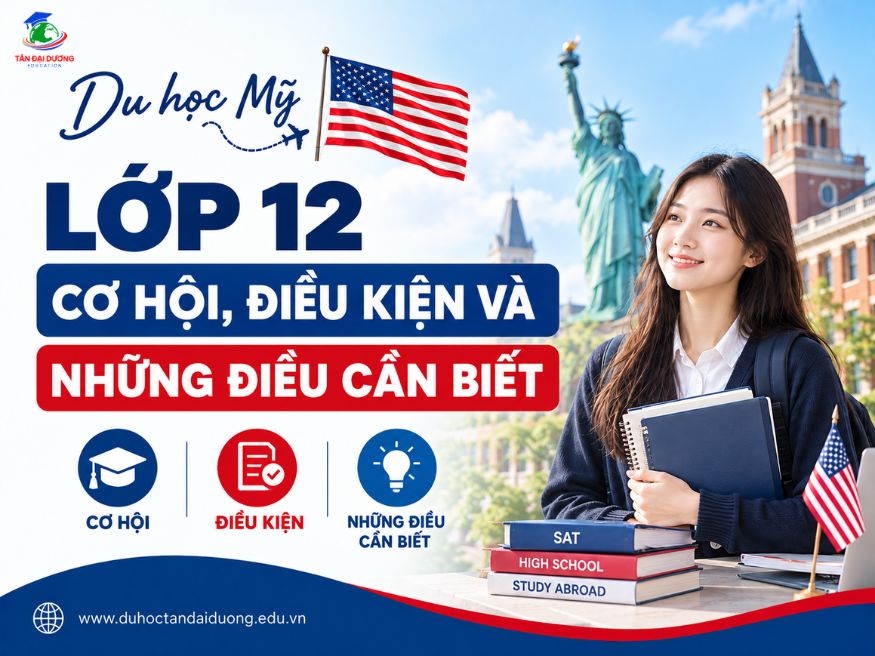 Có thể du học Mỹ lớp 12 không?