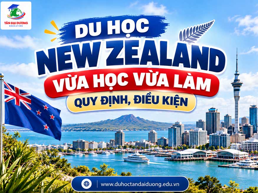 Du học New Zealand vừa học vừa làm: Quy định, điều kiện
