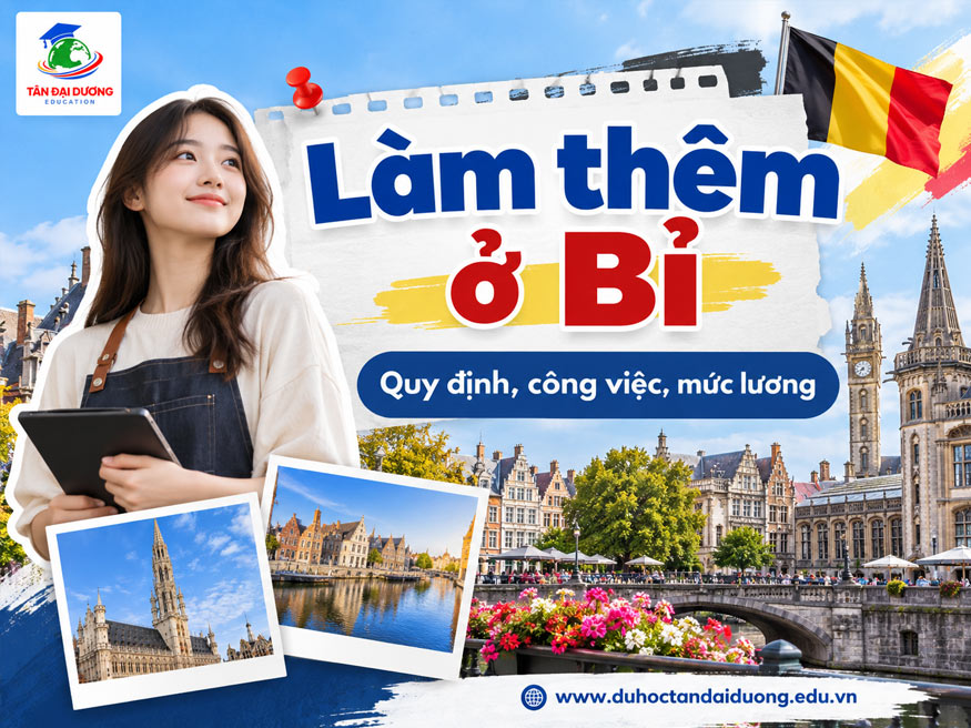 Làm thêm ở Bỉ: Quy định, công việc, mức lương