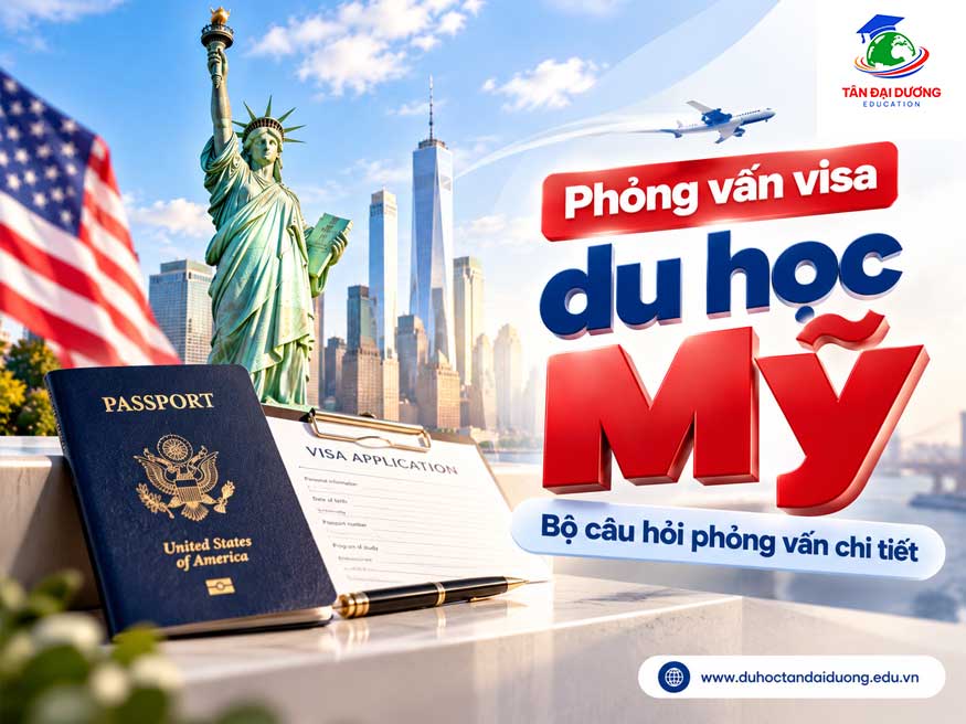 Phỏng vấn visa du học Mỹ: Bộ câu hỏi phỏng vấn chi tiết